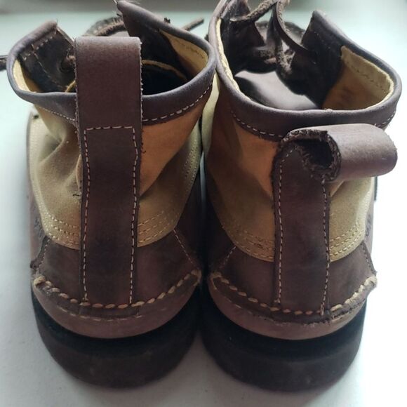 Filson Sebago Boots Tin Cloth Mens 7.5 Brown Tan Unisex Gorpcore Rugged Outdoor main image 9